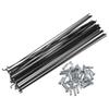 X AUTOHAUX 36 Pcs Bicycle Steel Spokes 14G Bike Spoke 263mm Length with Nipples for Most Bicycle view 1