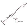 X AUTOHAUX 36 Pcs Bicycle Steel Spokes 14G Bike Spoke 185mm Length with Nipples for Most Bicycle view 3
