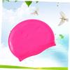 BESPORTBLE Swimming Cap for Women Men Silicone Sports Elastic Rubber Swimming Accessory Comfortable Adult view 2
