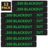 12 Pack Miaozhun .300 Blackout Magazine Marking Bands 300 BLK Magazine Caliber Identification view 1