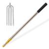 Dutiplus Telescopic Fish Gaff with 1~5 Teeth Assorted harpoons Barbed, Sea and Ice Fishing Spear Gig for Hunting Fish Frog Mole - 5ft Long (5 Teeth+4.5ft Telescopic Rod) view 1