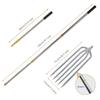 Dutiplus Telescopic Fish Gaff with 1~5 Teeth Assorted harpoons Barbed, Sea and Ice Fishing Spear Gig for Hunting Fish Frog Mole - 5ft Long (5 Teeth+4.5ft Telescopic Rod) view 4