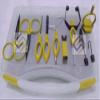NUS Pro Fly Tying Tool Kit Gift Set (10 Premium Tools) Free Razor Scissor (Yellow) view 2