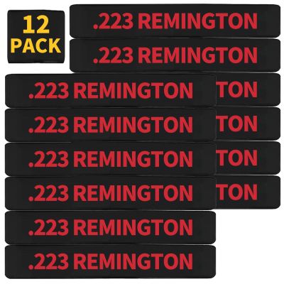 12 Pack Miaozhun .223 Remington Magazine Marking Bands .223 Magazine Caliber Identification