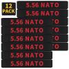 12 Pack Miaozhun 5.56 NATO Magazine Marking Bands 5.56 Magazine Caliber Identification Red-12Pack view 1
