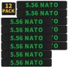 12 Pack Miaozhun 5.56 NATO Magazine Marking Bands 5.56 Magazine Caliber Identification Green-12Pack view 1