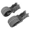 Bediffer Dinghy Wheels Kit, Flip-up Dinghy Wheels, Nylon Inflatable Boat Launching Wheel Flip Up Lightweight Wheels for Dinghy Raft view 1