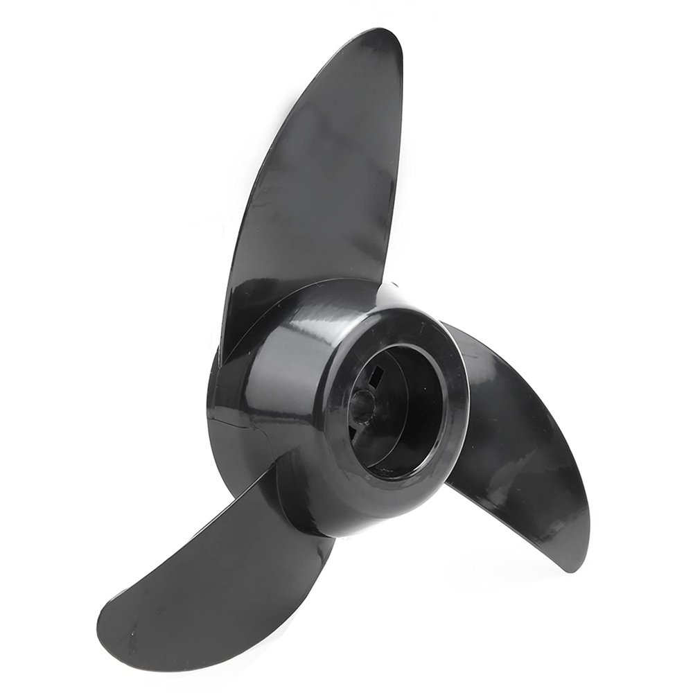 Pavv Propellers Electric Motor, Plastic Three Bladed Propeller 28LBS 36LBS 46LBS Trolling Motor, Thicken Plastic Electric Outboard Engines Accessories for Marine Boat