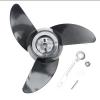 Pavv Propellers Electric Motor, Plastic Three Bladed Propeller 28LBS 36LBS 46LBS Trolling Motor, Thicken Plastic Electric Outboard Engines Accessories for Marine Boat view 4