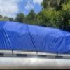 PONTOON BOAT SOLUTIONS, 12'-18' Pontoon Boat Canvas Solution with 6" Rise Combo Pack with 12 Gator Bite Canvas Strap Solutions view 2
