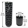 Collapsible Foam Roller for Exercise and Recovery (13 Inches), Easily Portable at 5.5 inches (Gray) view 2