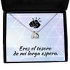 Eres el Tesoro de mi Larga Espera Regalo para Mujer - Pendiente, Cadena, Collar de Baile view 1