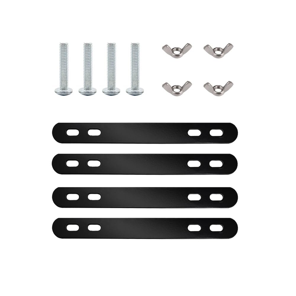MATTISAM Mounting Brackets for Bike Basket Installation, Tool-Free Design