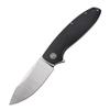 Petrified fish PFB01 Terra,3.54" D2 Steel Blade, G10 Handle Flipper Liner lock Folding knife (Black) view 1