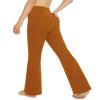 G4Free Jean Yoga Pants for Women High Waisted Bootcut Yoga Leggings-Flare Workout Gym Leggings 4 Pockets (Brown Sugar,S,31") view 1