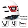 GTSBROS Adult Bike Helmet with Light - Front and Rear LED Lights Adjustable Mountain & Road Bicycle Helmets for Adults Men Women Cycling Helmets for Commuting, Biking view 3