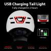 GTSBROS Adult Bike Helmet with Light - Front and Rear LED Lights Adjustable Mountain & Road Bicycle Helmets for Adults Men Women Cycling Helmets for Commuting, Biking view 4