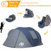 6 Person Easy Pop Up Tents for Camping - AYAMAYA Double Layer Waterproof Instant Tent with Vestibule & Porch, Large Size Family Tent Automatic Setup for 4-6 People Camping Hiking (Poles Included) view 2