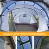 6 Person Easy Pop Up Tents for Camping - AYAMAYA Double Layer Waterproof Instant Tent with Vestibule & Porch, Large Size Family Tent Automatic Setup for 4-6 People Camping Hiking (Poles Included) view 4