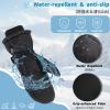 Azarxis Kids Mittens Winter Children Ski Glove Windproof Snow Gloves Fleece Warm for Boy Girl Toddler Youth Outdoor Sports Skiing Skating Snowboarding Sledding (Black, 3-5 Years Old) view 4