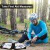 300Piece Travel First Aid Emergency Kit Home Essentials Hiking Survival Essential Kit for Outdoor Adventure Camping Backpack, Black 1st Aid view 4