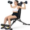 BUZZNN Adjustable Weight Bench for Incline Decline Workouts, Dumbbell Bench, Fitness Bench, Foldable Workout Bench, Foldable Exercise Equipment for Home Gym Use view 3