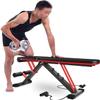 BUZZNN Adjustable Weight Bench, Foldable Workout Benches for Home Gym, Exercise Bench for Strength Training, Multi-Functional Dumbbell Bench for Full Body Workout view 4