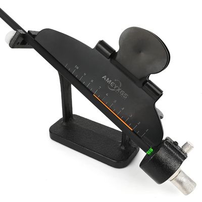 SHARROW Archery Fletching Jig Fletching Tool Jig Adjustable Fletches Stick Tool with Straight Clamp for DIY Archery Arrows Shafts Arrows Feather Fletching (Type 2)