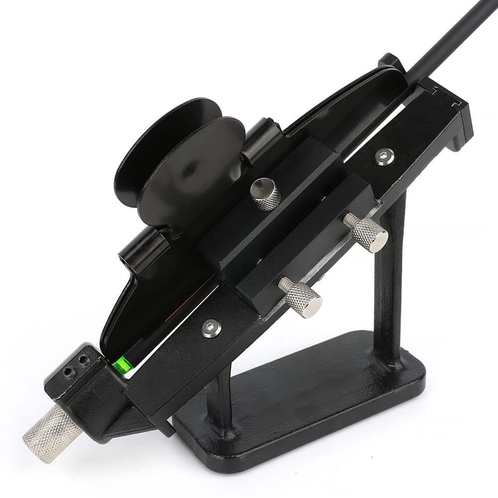 SHARROW Archery Fletching Jig Fletching Tool Jig Adjustable Fletches Stick Tool with Straight Clamp for DIY Archery Arrows Shafts Arrows Feather Fletching (Type 1)