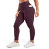 CRZ YOGA Butterluxe Workout Leggings Pockets 28'' - High Waisted Gym Womens Yoga Pants Running Buttery Soft Deep Purple Medium view 1