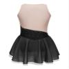Agoky Kids Girls Sparkly Figure Ice Skating Dress Gymnastic Tutu Skirted Leotard Ballet Dance Dress Dancewear Costume Black 7-8 view 2
