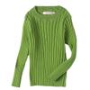 Baby Girls Turtleneck Kids Autumn Clothes Winter Knitted Bottoming Boys Sweaters Vetement Enfant Green S view 1