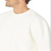 Amazon Essentials Men's Oversized-Fit Crewneck Sweatshirt (Available in Big & Tall), Eggshell White, XX-Large view 3