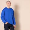 Amazon Essentials Men's Oversized-Fit Crewneck Sweatshirt (Available in Big & Tall), Bright Blue, Large view 2