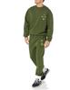 Amazon Essentials Relaxed-Fit Sweatpants for Men - Closed-Bottom, Big & Tall Options, Dark Olive, Medium view 4