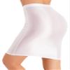 YiZYiF Womens 70D Glossy Shiny Shaping Miniskirt Oily Bright Shimmery Stockings Skirt Teddies White Large view 4