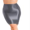YiZYiF Womens 70D Glossy Shiny Shaping Miniskirt Oily Bright Shimmery Stockings Skirt Teddies Grey Large view 2