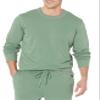 Amazon Essentials men's Crewneck Sweatshirt, Lightweight Long-Sleeve French Terry, Sage Green, Small, (Available in Big & Tall) view 2