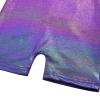 BAOHULU Leotard for Girls Gymnastics Toddler Tank Biketards Shorts Shiny Diamond Purple Kids Dancewear B217_DarkPurple_110 view 4