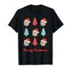Disco Ball Retro Christmas Tree Disco Santa Xmas Holiday T-Shirt view 1