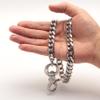 Ruth&Boaz Hexangular Chain Stainless Steel Key Chain Wallet Chain (17", Horse-shoe Hook Stainless) view 2
