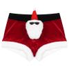 YiZYiF Men's Adult Christmas Holiday Santa Claus Fancy Costume Boxer Shorts Cosplay Underwear Red C 3X-Large view 1