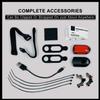 PAX Rechargeable USB Safety Bike Light Set, Bicycle Front Light and Rear, IPX4 Waterproof Standard, Multi Light Mode, Lightweight for Mountain or Road Bike view 3