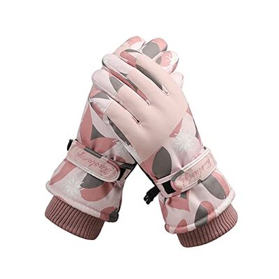 CAMSTIC Women's Windproof Water-Resistant Touchscreen Snow Ski Gloves
