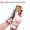 CAMSTIC Women's Windproof Water-Resistant Touchscreen Snow Ski Gloves view 4
