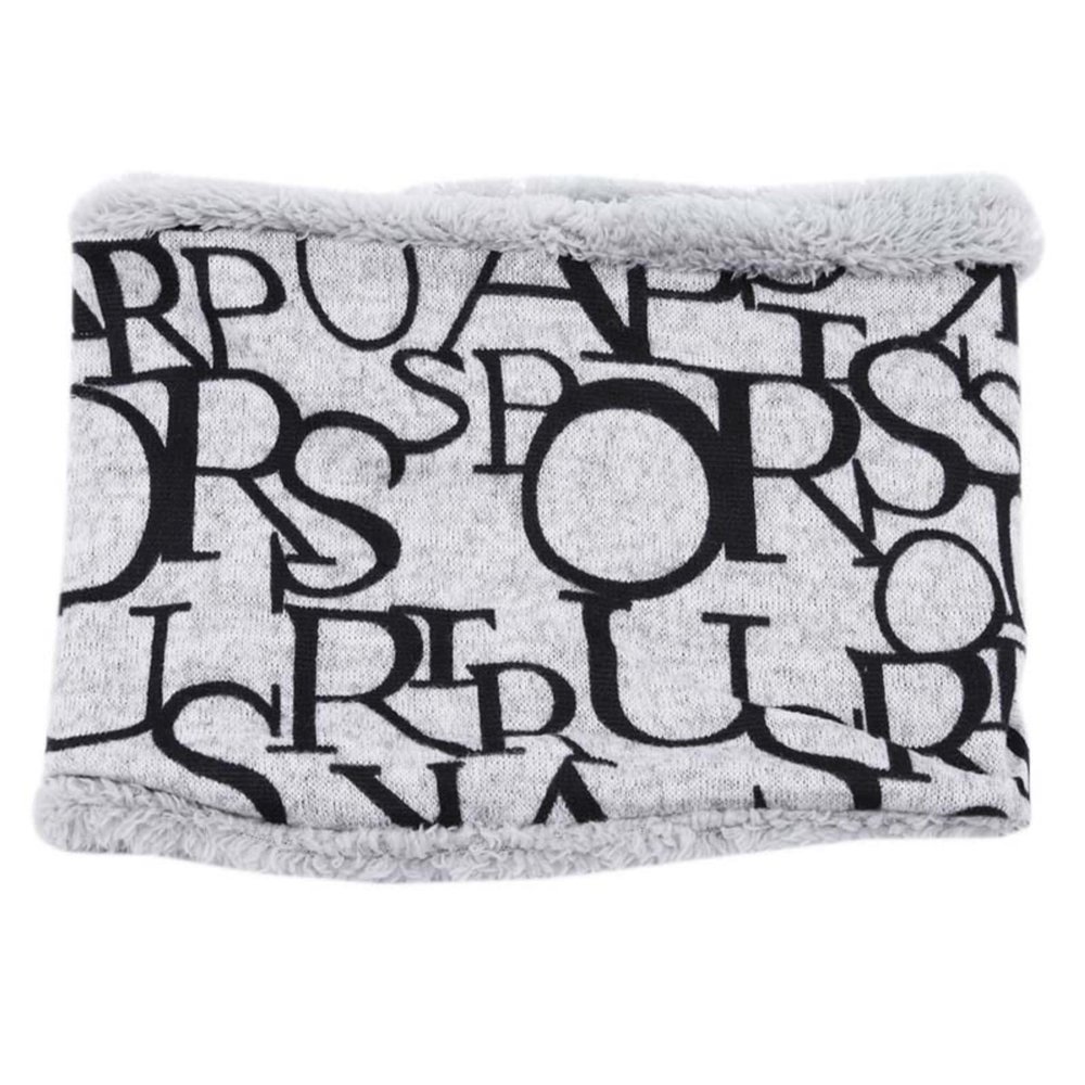Autumn Winter Children scarf stars Print Baby scarf Boys and girls cotton Kids Dot print ring children loop Scarves (7 black letters)