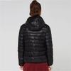 Ultra-Light Thin Down Jacket Women Outerwear Slim Short Hooded Warm White Duck Down Coat Navy Blue Xl view 3