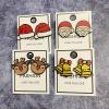 Christmas Stud Earrings Wooden Christmas Tree Snowman Bell Stud Earrings Cute Festive Jewelry for Women-Bell view 3