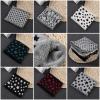 Autumn Winter Children scarf stars Print Baby scarf Boys and girls cotton Kids Dot print ring children loop Scarves (4 blue stars) view 2