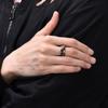 King Will Nature 8mm Men Real Wood Inlay Tungsten Carbide Wedding Ring Dome High Polished Comfort Fit 10 view 4